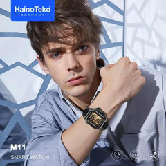 Premium Haino Teko Germany Richard M11 Smart Watch, Black